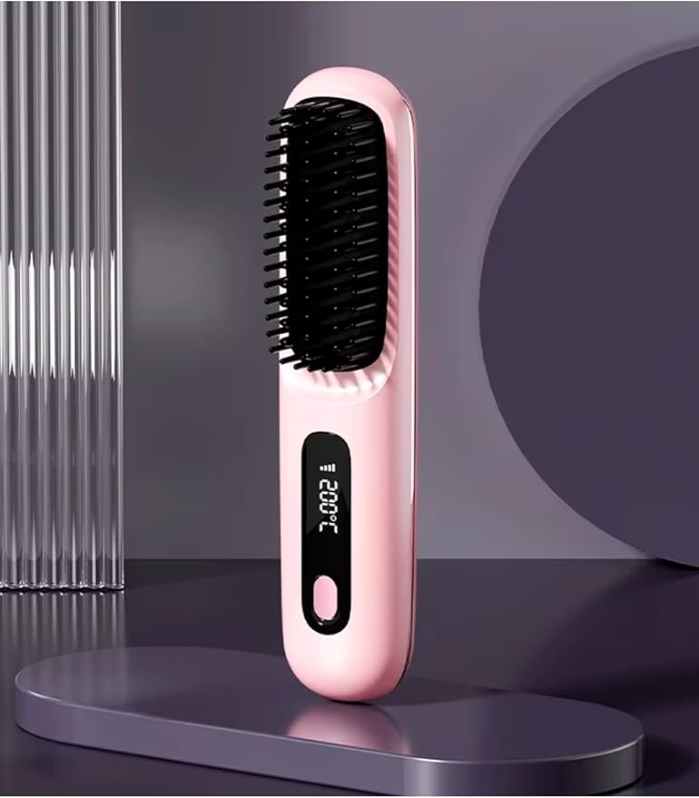 Şarjlı Ve Taşınabilir Iyonik Saç Şekillendirici Ve Düzleştirici Fön Tarağı