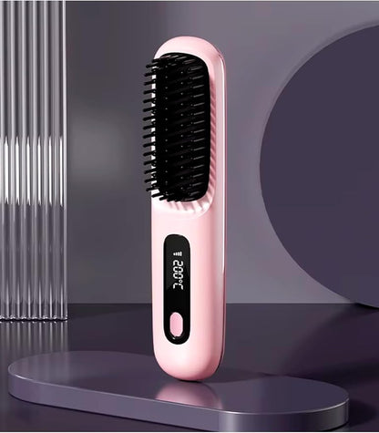 Şarjlı Ve Taşınabilir Iyonik Saç Şekillendirici Ve Düzleştirici Fön Tarağı